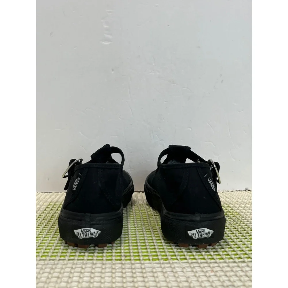 Vans Style 93 Mary Jane Lug Shoe Women's 9 Men's 7.5 Heart Buckle Canvas Shoes